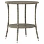 Sillas de jardín reclinables con mesa 2 uds ratán PE gris by , Garden chairs - Ref: Foro24-365707, Price: 297,37 €, Discount: %