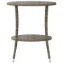 Sillas de jardín reclinables con mesa 2 uds ratán PE gris by , Garden chairs - Ref: Foro24-365707, Price: 297,37 €, Discount: %