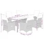 Set comedor de jardín 7 pzas con cojines ratán sintético beige by , Garden sets - Ref: Foro24-3276805, Price: 851,31 €, Disco...