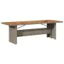 Set comedor jardín 9 pzas y cojines ratán sintético gris von , Gartensets - Ref: Foro24-3277546, Preis: 1,00 €, Rabatt: %