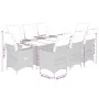 Set de comedor de jardín 9 pzas y cojines ratán sintético negro by , Garden sets - Ref: Foro24-3276701, Price: 1,00 €, Discou...