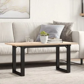 Mesa de centro marco O madera maciza pino y acero 100x50x45 cm von , Küchen- und Esstische - Ref: Foro24-3282666, Preis: 79,6...