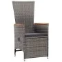 Set de comedor de jardín 11 pzas y cojines ratán sintético gris von , Gartensets - Ref: Foro24-3277552, Preis: 1,00 €, Rabatt: %