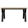 Mesa de centro marco Y madera maciza pino y acero 90x90x45 cm von , Küchen- und Esstische - Ref: Foro24-3282709, Preis: 98,88...