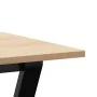 Mesa de comedor marco Y madera maciza pino y acero 80x50x75 cm by , Kitchen and dining tables - Ref: Foro24-3282716, Price: 8...