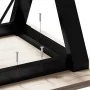 Mesa de centro marco Y madera maciza pino y acero 90x90x45,5 cm von , Küchen- und Esstische - Ref: Foro24-3282775, Preis: 111...