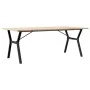 Mesa de comedor marco Y madera maciza pino acero 200x100x75,5cm von , Küchen- und Esstische - Ref: Foro24-3282789, Preis: 218...