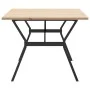 Mesa de comedor marco Y madera maciza pino acero 200x100x75,5cm von , Küchen- und Esstische - Ref: Foro24-3282789, Preis: 218...