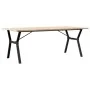 Mesa de comedor marco Y madera maciza pino acero 200x100x75,5cm von , Küchen- und Esstische - Ref: Foro24-3282789, Preis: 218...