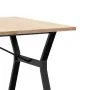 Mesa de comedor marco Y madera maciza pino acero 200x100x75,5cm von , Küchen- und Esstische - Ref: Foro24-3282789, Preis: 218...