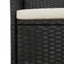Set de comedor jardín 11 pzas con cojines ratán sintético negro by , Garden sets - Ref: Foro24-3277527, Price: 1,00 €, Discou...