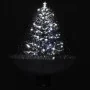 Árbol de Navidad con nieve con base de paraguas PVC negro 75 cm by , Christmas trees - Ref: Foro24-289931, Price: 99,92 €, Di...