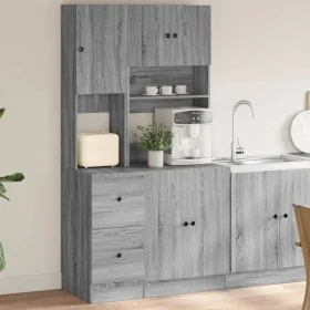 Mueble de cocina madera de ingeniería gris Sonoma 95x50x180 cm de , Armarios de cocina - Ref: Foro24-3276537, Precio: 281,54 ...