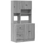 Mueble de cocina madera de ingeniería gris Sonoma 95x50x180 cm de , Armarios de cocina - Ref: Foro24-3276537, Precio: 281,54 ...