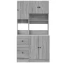 Mueble de cocina madera de ingeniería gris Sonoma 95x50x180 cm de , Armarios de cocina - Ref: Foro24-3276537, Precio: 281,54 ...
