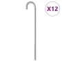 Clavijas para tienda 12 uds acero galvanizado 41,5 cm Ø12 mm by , Tent Accessories - Ref: Foro24-4009344, Price: 40,78 €, Dis...