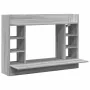 Escritorio de pared madera ingeniería gris Sonoma 105x48x75 cm von , Schreibtische - Ref: Foro24-847973, Preis: 76,74 €, Raba...