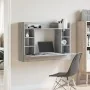 Escritorio de pared madera ingeniería gris Sonoma 105x48x75 cm von , Schreibtische - Ref: Foro24-847973, Preis: 76,74 €, Raba...