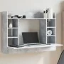 Escritorio de pared madera ingeniería gris hormigón 105x48x75cm von , Schreibtische - Ref: Foro24-847971, Preis: 77,16 €, Rab...