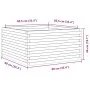 Jardinera de madera maciza Douglas 90x90x46 cm de , Maceteros y jardineras - Ref: Foro24-3282427, Precio: 178,91 €, Descuento: %