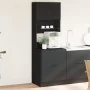 Mueble de cocina madera de ingeniería negro 60x50x180 cm von , Küchenschränke - Ref: Foro24-3276638, Preis: 191,46 €, Rabatt: %