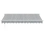 Toldo retráctil aluminio y tela antracita y blanco 3,5x2,5 m de , Toldos - Ref: Foro24-3216114, Precio: 299,21 €, Descuento: %