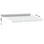 Toldo retráctil aluminio y tela antracita y blanco 3,5x2,5 m de , Toldos - Ref: Foro24-3216114, Precio: 299,21 €, Descuento: %
