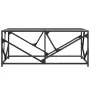 Mesa de centro de acero superficie de vidrio negra 98,5x50x41cm by , Coffee table - Ref: Foro24-845997, Price: 55,68 €, Disco...