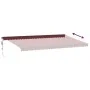 Toldo retráctil automático burdeos 600x350 cm de , Toldos - Ref: Foro24-3215012, Precio: 736,78 €, Descuento: %