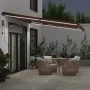 Toldo retráctil automático con luces LED marrón 450x350 cm von , Markisen - Ref: Foro24-3215410, Preis: 630,31 €, Rabatt: %