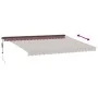 Toldo retráctil automático con luces LED marrón 450x350 cm von , Markisen - Ref: Foro24-3215410, Preis: 630,31 €, Rabatt: %