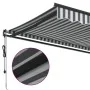 Toldo retráctil automático luz LED antracita blanco 350x250 cm von , Markisen - Ref: Foro24-3310228, Preis: 404,06 €, Rabatt: %