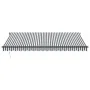 Toldo retráctil automático antracita y blanco 450x300 cm de , Toldos - Ref: Foro24-3310235, Precio: 441,12 €, Descuento: %