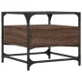 Mesa de centro con puertas de vidrio marrón roble 50x50x45 cm by , Coffee table - Ref: Foro24-846053, Price: 69,99 €, Discoun...