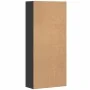 Aparador alto madera de ingeniería negro 80x35x180 cm by , Lockers and storage cabinets - Ref: Foro24-3276652, Price: 207,21 ...