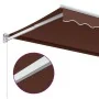 Toldo retráctil manual marrón 400x300 cm de , Toldos - Ref: Foro24-3215700, Precio: 295,01 €, Descuento: %
