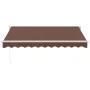 Toldo retráctil manual marrón 300x250 cm de , Toldos - Ref: Foro24-3215698, Precio: 202,30 €, Descuento: %