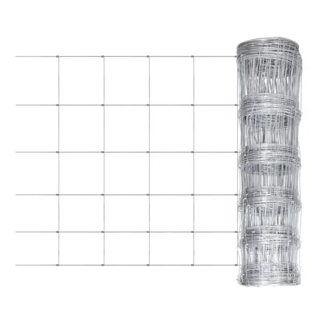 Valla de jardín de acero galvanizado 50 m 80 cm de , Paneles de vallas - Ref: Foro24-140720, Precio: 84,42 €, Descuento: %