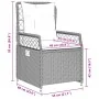 Set comedor de jardín 9 pzas con cojines ratán sintético beige by , Garden sets - Ref: Foro24-3263019, Price: 1,00 €, Discoun...