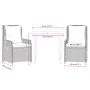 Set comedor de jardín 3 pzas con cojines ratán sintético beige by , Garden sets - Ref: Foro24-3262868, Price: 316,40 €, Disco...