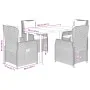 Set comedor de jardín 5 pzas con cojines ratán sintético beige by , Garden sets - Ref: Foro24-3262877, Price: 520,69 €, Disco...