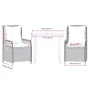 Set comedor de jardín 3 piezas con cojines ratán sintético gris von , Gartensets - Ref: Foro24-3262985, Preis: 292,70 €, Raba...