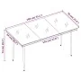 Set comedor de jardín 5 piezas con cojines ratán sintético gris by , Garden sets - Ref: Foro24-3262987, Price: 497,30 €, Disc...