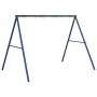 Estructura columpio exterior y 6 ganchos para colgar acero azul von , Zubehör für Schaukeln und Spielgeräte - Ref: Foro24-400...