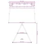 Estructura columpio exterior y 6 ganchos para colgar acero azul von , Zubehör für Schaukeln und Spielgeräte - Ref: Foro24-400...