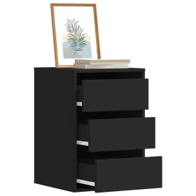 Cajonera de esquina madera de ingeniería negra 40x41x58 cm von , Schubladen - Ref: Foro24-852835, Preis: 91,96 €, Rabatt: %
