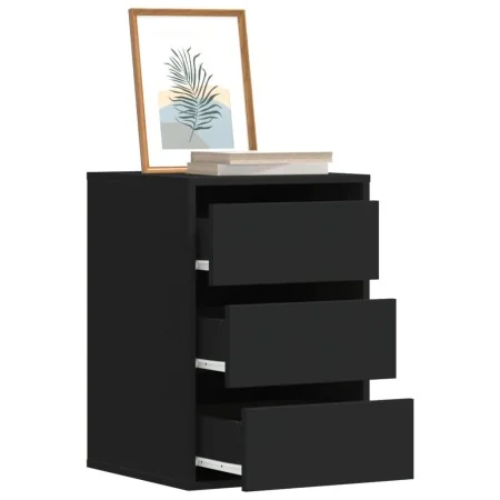 Cajonera de esquina madera de ingeniería negra 40x41x58 cm by , Drawers - Ref: Foro24-852835, Price: 91,96 €, Discount: %