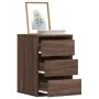 Cajonera de esquina madera ingeniería marrón roble 40x41x58 cm by , Drawers - Ref: Foro24-852840, Price: 80,57 €, Discount: %