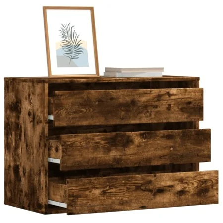 Cajonera de esquina madera ingeniería roble ahumado 80x41x58 cm by , Drawers - Ref: Foro24-852856, Price: 101,87 €, Discount: %