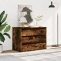 Cajonera de esquina madera ingeniería roble ahumado 80x41x58 cm by , Drawers - Ref: Foro24-852856, Price: 101,87 €, Discount: %